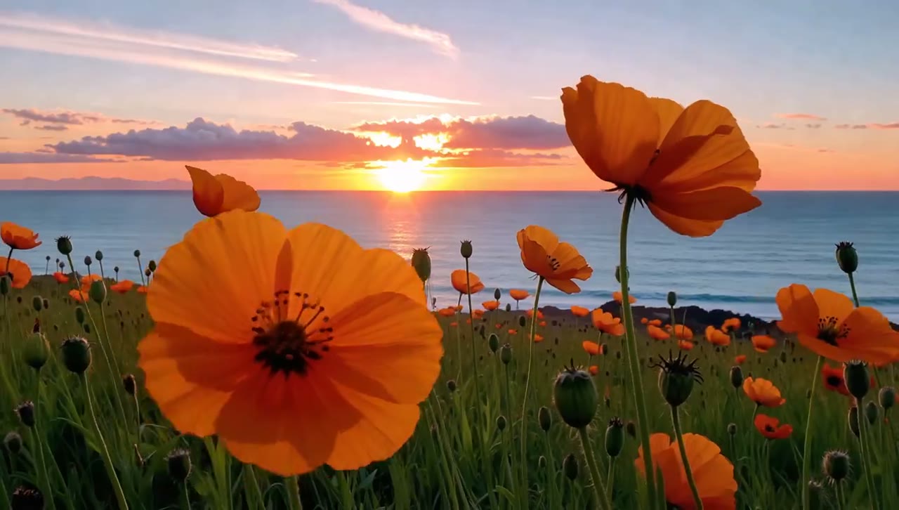 Coastal Flower Push-In